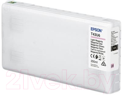 

Картридж Epson, Светло-пурпурный, T43U Light Magenta (C13T43U640)
