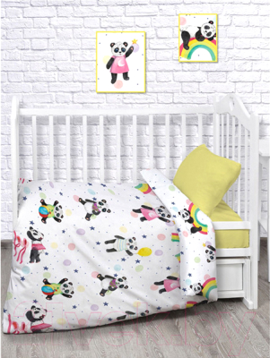 Комплект постельный для малышей Непоседа Пандочки / 574974