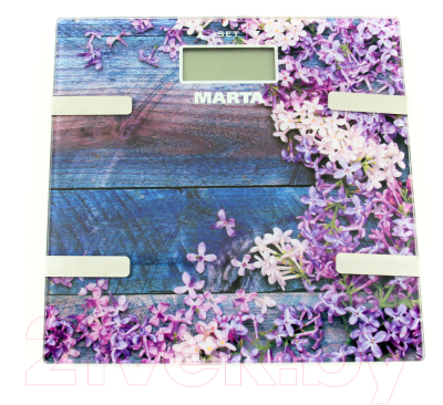 Напольные весы электронные Marta MT-1682 (весенние цветы)