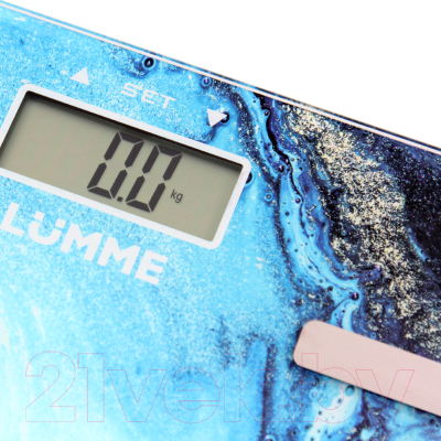 Напольные весы электронные Lumme LU-1333 (синий мрамор)