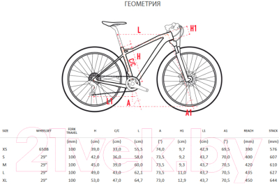 Велосипед Wilier 101X'18 XT 2X11 Crossmax Elite Fox 32 RM / W621DFW (M)