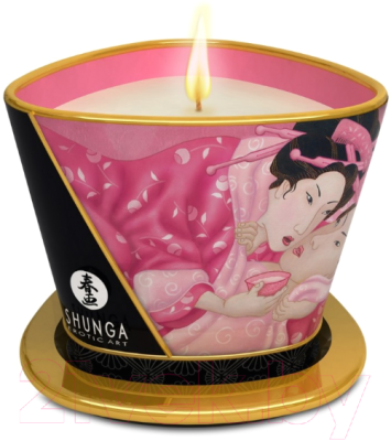 Свеча массажная эротическая Shunga Aphrodisia роза / 274500 (170мл)