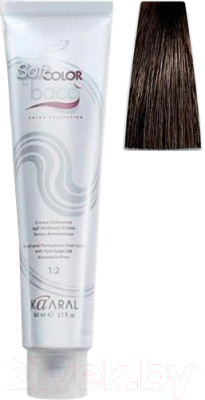 

Крем-краска для волос Kaaral, Шатен, Baco Hydrolyzed Silk 4