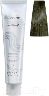 Крем-краска для волос Kaaral Baco Hydrolyzed Silk 4.10 (60мл)