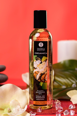 Эротическое массажное масло Shunga Organica Almond Sweetness возбуждающее / 271112 (миндаль)