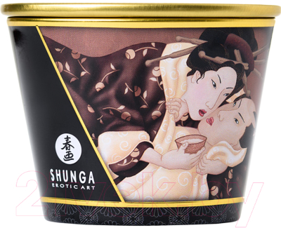 Свеча массажная эротическая Shunga Excitation шоколад / 274509 (170мл)