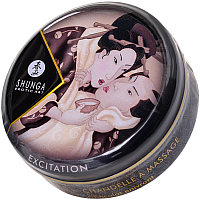 Эротическое массажное масло Shunga Excitation шоколад / 274609 (30мл) - 