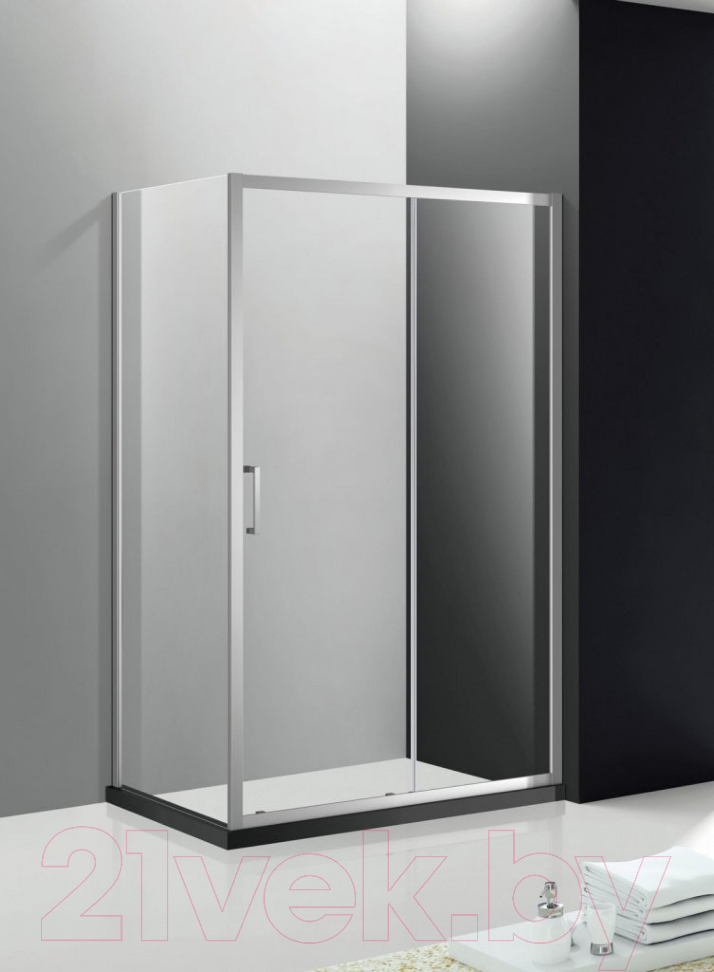 Душевая стенка Cezares MOLVENO-FIX-80-C-Cr-IV (боковая) — фото 2