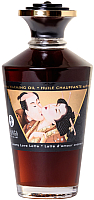 Эротическое массажное масло Shunga Creamy Love Latte разогревающее / 2214 (100мл) - 