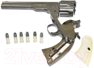 Револьвер пневматический ASG Schofiled 6 / 18912 (серебристый)