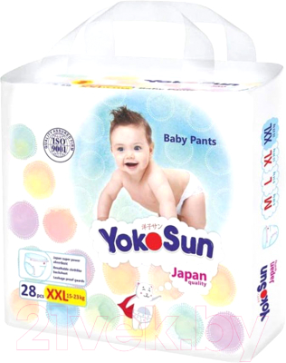 

Подгузники-трусики детские YokoSun, XXL от 15 до 23кг