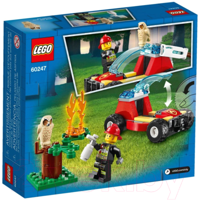 Конструктор Lego City Лесные пожарные 60247
