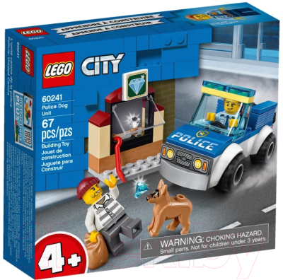 Конструктор Lego City Полицейский отряд с собакой 60241