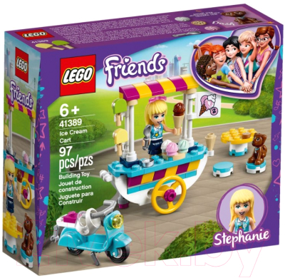 

Конструктор Lego, Friends Тележка с мороженым 41389