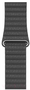 Ремешок для умных часов Evolution Leather Loop AW40-LL01 для Watch 38/40mm (Dark Black)