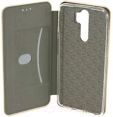 Чехол-книжка Case Magnetic Flip для Redmi Note 8 Pro (золото)