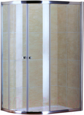 

Душевой уголок Cezares, PRATICO-RH-2-100/80-P-Cr