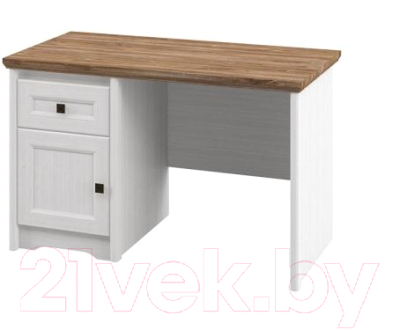 Письменный стол Мебель-Неман Тиволи МН-035-27 (белый структурный/дуб стирлинг)
