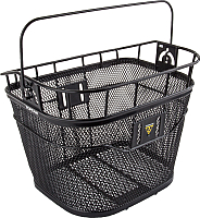 

Велокорзина Topeak, Basket Front W/E-Bike Compatible Fixer 3e Black / TB2011-B