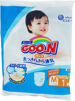 Подгузники детские Goo.N M 6-12кг (1шт)