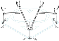 Каркас Cezares Cetina-130-MF - 