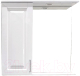 Шкаф с зеркалом для ванной Garda Alba-3/L (85) (подвесной) - 