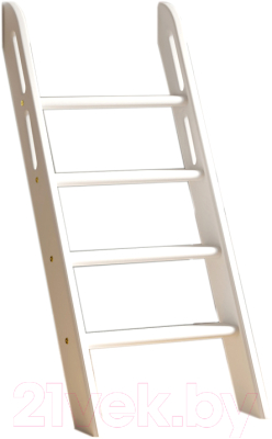 Лестница для кровати Мебельград Соня пакет №8 наклонная (массив сосны белый)