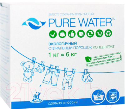 Стиральный порошок Mi&Ko Pure Water (1кг)