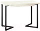 Обеденный стол Millwood Лофт Лондон Л 100-140x60x76 (дуб белый Craft/металл черный) - 