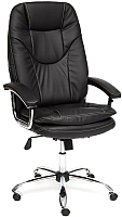 Кресло офисное Tetchair Softy Lux кожзам (черный) - 