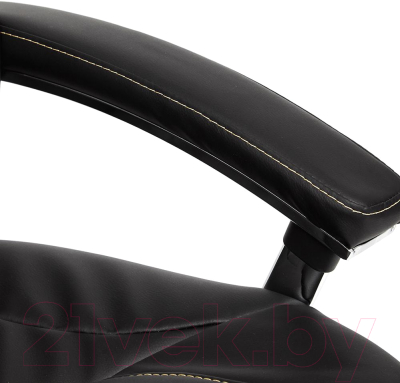 Кресло офисное Tetchair Softy Lux кожзам (черный)