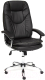 Кресло офисное Tetchair Softy Lux кожзам (черный) - 