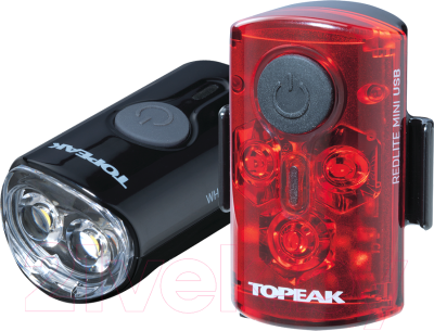Набор фонарей для велосипеда Topeak Mini Combo USB / TMS080