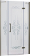 Душевая дверь Cezares MAGIC-60/30-ROYAL PALACE-PP-Br-R - 