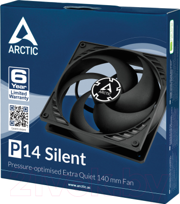 Вентилятор для корпуса Arctic Cooling P14 Silent (ACFAN00139A) (черный)
