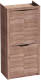 Шкаф Мебельград Соренто 2-х дверный 106.5x54.5x220 (дуб стирлинг/кофе структурный матовый) - 