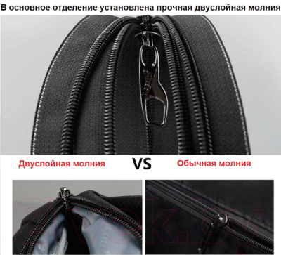 Рюкзак Tigernu T-B3399 15.6" (серый)