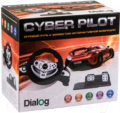 Игровой руль Dialog CyberPilot GW-155VR