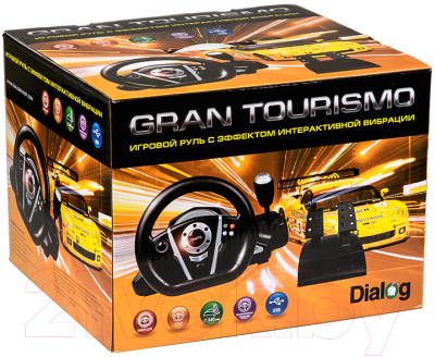 Игровой руль Dialog GranTourismo GW-235VR