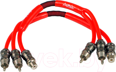 Межблочный кабель для автоакустики AURA RCA-CY12