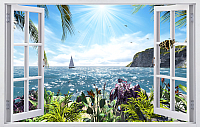 Фотообои листовые Citydecor Вид из окна 2 (400x254) - 