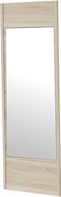 Дверца мебельная Мебельград Леон 590 с зеркалом (дуб сонома)
