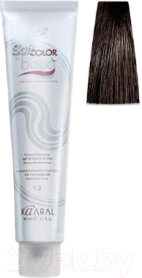 Крем-краска для волос Kaaral Baco Hydrolyzed Silk 5.38 (60мл, темный шокол блонд)