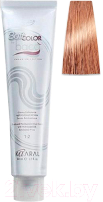 Крем-краска для волос Kaaral Baco Hydrolyzed Silk 7.40 (60мл, медно-русый)