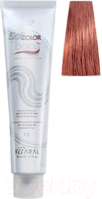 Крем-краска для волос Kaaral Baco Hydrolyzed Silk 7.64 (60мл, светло-золотой блонд)