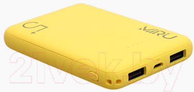 Портативное зарядное устройство Miru LP-3009 5000mAh (желтый)