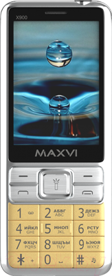 Мобильный телефон Maxvi X900 (золото)