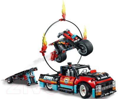 Конструктор Lego Technic Шоу трюков на грузовиках и мотоциклах 42106