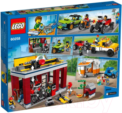 Конструктор Lego City Nitro Wheels Тюнинг-мастерская 60258