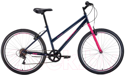 Велосипед Forward Altair MTB HT 26 Low 2020/ RBKT0MN66012 (15, темно-синий/розовый)